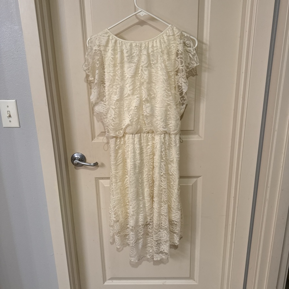 Cream Lace Blouse